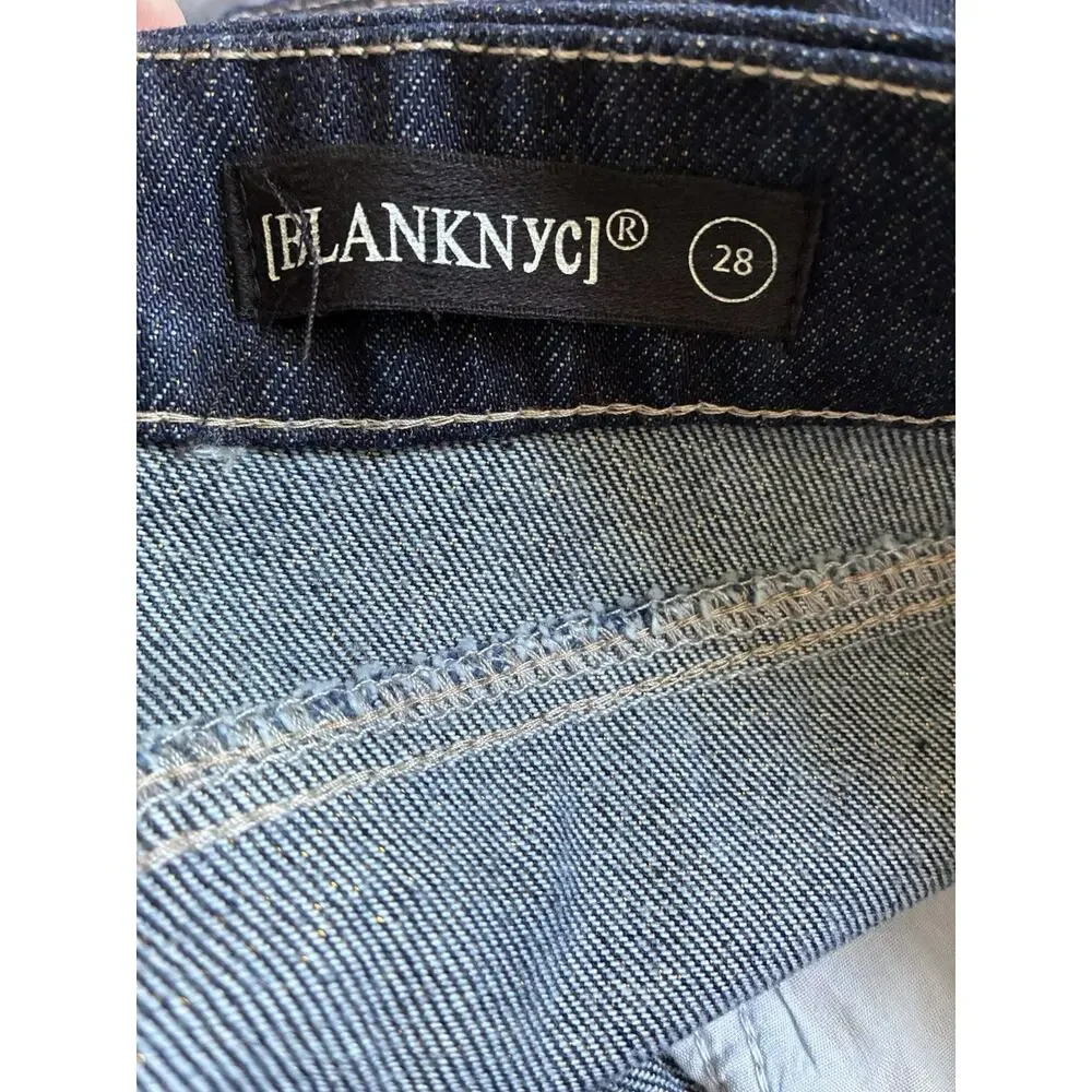 Blank NYC metallic weave